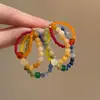 Pendientes de Perlas de Dopamina Coloridos, Exquisitos y Divertidos, Pendientes Largos de Borla Versátiles con un Toque Delicado y Dulce Femenino