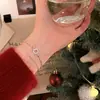 Pulsera Elegante de Alto Nivel con Diseño de Nicho de Diamantes Completos para Mujer 2025 Nuevo Pulsera de Lujo Ligero Exquisita Estilo Ins Moda Joyería