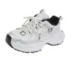 Estación Europea París Torre Zapatos Mujer 2025 Primavera Nuevo Combinación Perfecta Transpirable Malla Pequeña Casual Sneaker