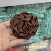Estilo Coreano Telas de Seda y Satén Flor de Tela Flor de Rollo Rosa Accesorios Florales Accesorios para el Cabello DIY Diademas para Niños Accesorios Florales Pequeños Hechos a Mano Accesorios para Ropa