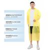 Capa de Chuva Jaqueta Adulto Portátil para Exterior Não Descartável com Cordão Impermeável Poncho Capa Universal Estilo Capa Transparente