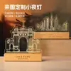 Luz de noite acrílica impressão logo empresa exposição publicidade Wen Chuang presente de aniversário escola aniversário presente comemorativo