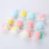 En stock de fábrica Suministros para mascotas Juguete para gato Pelota Pelota de felpa Doble color Color navideño Persecución Auto Hi Juguete para gato