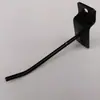 Tablero perforado con ganchos reforzados en blanco y negro para papelería de supermercado, ganchos de 7 y 5 ganchos para sombreros, ropa, baloncesto, ganchos de doble línea para accesorios de teléfonos móviles, montado en la pared