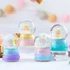 Calcetín de Navidad de producto nuevo transfronterizo, mini bola de agua, adorno de bola de cristal brillante para regalo de Navidad