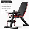 Equipamento de fitness para abdominais em banco com halteres, dispositivo auxiliar multifuncional doméstico, prancha supinada, cadeira de fitness, banco pássaro voador
