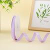 Cinta de Poliéster-Algodón Coreano de 1 cm, Cinta de Algodón Mate de Color Sólido para Caja de Regalo con Flores, Cinta para Accesorios de Cabello de Mariposa Hechos a Mano