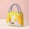 Bolsa Térmica Impermeável para Almoço, Camada Dupla Tridimensional Desenho Animado Fofo Estudante Escritório Bolsa de Almoço, Lancheira Fofa para Uso Doméstico