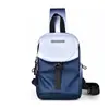 Bolsa Transversal de Ombro Único para Homens, Estilo de Luxo, Novo Modelo 2026, Grande Capacidade, Bolsa de Peito para Estudantes Universitários Masculinos, Mochila de Viagem de Nylon para o Dia a Dia