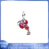 Pulseira Pandora de Cobre Branco Prata de Lei S925 Fio Anjo Balão de Ar Quente Série Pérola Contas Joias DIY