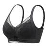 Sujetador push up de encaje modal sin aros laterales para mujer, con copas suaves y ajuste de pecho sin aros de acero.