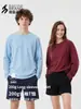 Directo de Fábrica Camiseta de Manga Larga 100% Algodón Puro Primavera y Otoño Holgada Ropa Interior Capa Base Camisa Publicitaria Cultural En Stock Al Por Mayor