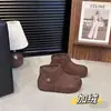 Botas Cortas Retro Birkenstock de Piel Nobuk Estilo Nuevo de Invierno para Mujer Forradas de Borrego 2025 Nuevas Planas Cómodas Casuales Botas de Nieve