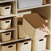 Caja de Almacenamiento Estilo Crema Caja de Almacenamiento Miscelánea Organizar Cesta de Almacenamiento de Plástico Dormitorio Ropa Interior Calcetines Caja de Almacenamiento Hogar