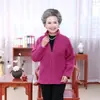 Chaqueta de Primavera y Otoño para Mamá, 50-60 Años, Abrigo de Invierno para Mujeres de Mediana Edad, Chaqueta Elegante de Corte Holgado para Abuela