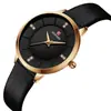 Procesamiento de Relojes Personalizados, Relojes de Cuarzo para Mujer, Correas de Cuero Genuino, Fábricas de Relojes Realizan Diseño OEM de Varios Relojes