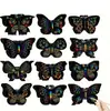 Arte de Arranhar Borboleta Colorida Transfronteiriça DIY Arte de Arranhar Infantil Pendurada Papel Criativo de Arte de Arranhar