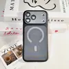 Funda de teléfono magnética con textura de tela color-blocking adecuada para Apple 18/17promax/16/15/13 material transfronterizo nuevo tpu