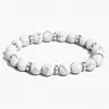Pulseras europeas y americanas para hombre transfronterizas, piedra de ojo de tigre, lapislázuli, piedra con patrón azul, pulseras elásticas de colores mixtos, joyería de estilo europeo y americano al por mayor