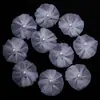 Malla Lisa Flores Plisadas de Perlas Alambre Fijo Pinzas para el Cabello Accesorios Ropa Zapatos Sombreros Bolsos Adornos DIY