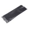 304 Spray Plástico Autoblocante Brida de Acero Inoxidable Negro 10mm Brida Metálica Marina Exterior Fabricante de Cables Venta al por Mayor