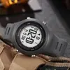 Reloj Electrónico Infantil para Estudiantes de Primaria y Secundaria, Adolescentes, Despertador Luminoso, Esfera Grande, Reloj Deportivo Multifuncional a Prueba de Agua para Niños