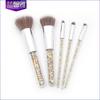 Explosions 5 pincel de maquiagem com cabo transparente partículas de diamante conjunto de pincéis para pó para olhos e base ferramentas de beleza para maquiagem fábrica