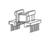 Esqueleto de alta frecuencia Atq23 Esqueleto de baquelita Atq23 Esqueleto de transformador Aguja plana horizontal 4+2