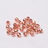 Cuentas Espaciadoras de Cuentas Láser Cubiertas de Oro de 18K que Conservan el Color, Cuentas Facetadas, Accesorios para Pulseras, Material DIY Hecho a Mano con Cuentas, Cuerda Trenzada con Cuentas, Cuentas Elásticas