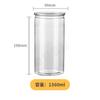 Tarro de plástico transparente calibre 99 con tapa antipolvo de fácil apertura, tarro para alimentos, botella de embalaje, mariscos, pepinillos, polvo de nuez, tarro sellado