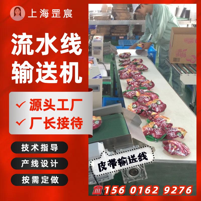 流水线传送带输送机输送带传送机定做 上海罡宸