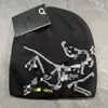 Moda Otoño e Invierno Versátil Letra 2025 Gorro de Punto Casual Europeo y Americano Cálido para Clima Frío Transfronterizo Europeo y Americano Unisex Gorro Tejido