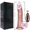 Romano Gran Pene de Emulación de Silicona Líquida Eléctrico Telescópico Dilapis Aparato de Masturbación Femenina Productos Sexuales Divertidos