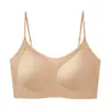 Base de Maquillaje Líquida Ropa Interior Invisible Tira de Gel Sujetador Inalámbrico para Levantar y Embellecer la Espalda, Sujetador Cómodo sin Costuras Soporte Suave Copa Semi-Fija