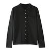 Suéter de cachemira de montaña para otoño e invierno, cárdigan de punto para mujer, cuello de camisa tipo POLO, suéter coreano, chaqueta elegante con solapa y bolsillo