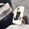 Bonita funda de gato y perro para Apple 15, Pro Max, 14 Pro, Niche 13, funda popular para teléfono 12, resistente a caídas, 11 piezas