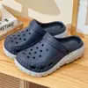 Zuecos Lidani para Hombre para Uso en Exteriores 2026 Nuevo Verano Suela Gruesa Antideslizantes Resistentes al Olor Transpirables Eva Zapatillas de Conducir