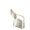 Componente de escalera de caracol curva GRG con canaletas para luz, iluminación integrada para comedores de villas grandes, escalera aerodinámica desde la fábrica de origen