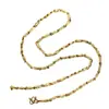 Collar de clavícula chapado en oro color 18K que conserva el color, versátil, exquisito, trébol, pez, conejo, coche, flor, collar, regalo, suministro