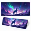 Mouse Pad Animado Pintura a Óleo Aurora Popular Transfronteiriço Pad de Mesa para Escritório E-Sports Fabricante Atacado Borracha Natural Lavável