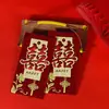 Nuevos sobres rojos estilo chino, diseños creativos para mejores amigos, regalos de boda, regalos de compromiso y sobres rojos de boda de alta gama