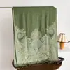 Xale Personalizado com Franjas Estilo Étnico para Mulheres, Xale Quente para Ambientes com Ar Condicionado e Escritórios, Lenço Criativo com Padrão de Palácio, Moderno