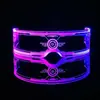 Gafas luminosas coloridas de Amazon para fiestas transfronterizas, Halloween, ciencia ficción, Navidad, bares y discotecas.