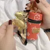2026 Año del Caballo Oro Puro 999 Riqueza Instantánea Llavero Correa para Teléfono Colgante Caballo Dorado Encanto de Bolso Cubo