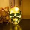 Luces decorativas LED de Halloween, luces a pilas, guirnaldas de calabaza, fantasma y araña, decoraciones colgantes, adornos de ambiente, colgantes luminosos