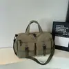 Bolsa grande casual leve para viagem com separação de seco e molhado, bolsa de academia e maternidade, bolsa de carrinho expansível para passeios