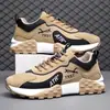 Atacado Transfronteiriço Sapatos Masculinos Primavera Novos Sapatos Casuais de Solado Grosso Juventude Outdoor Tendência Respirável Macios de Solado Sapatos Esportivos para Homens