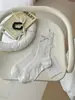 Nuevos Calcetines para Mujer 2025 de Principios de Primavera con Lazo Lateral Estilo Coreano de Media Pantorrilla Apilables Estilo Dulce Japonés