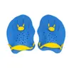 Luva de natação com dedos em neoprene poroso com alças ajustáveis para os dedos para remada, adequada para treinamento de nado livre para adultos e crianças