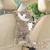 Caja de Pañuelos para Coche Tipo Colgante Creativa Linda Dibujos Animados Bolsa Colgante para Respaldo de Asiento de Coche Caja de Pañuelos Suministros para el Interior del Coche